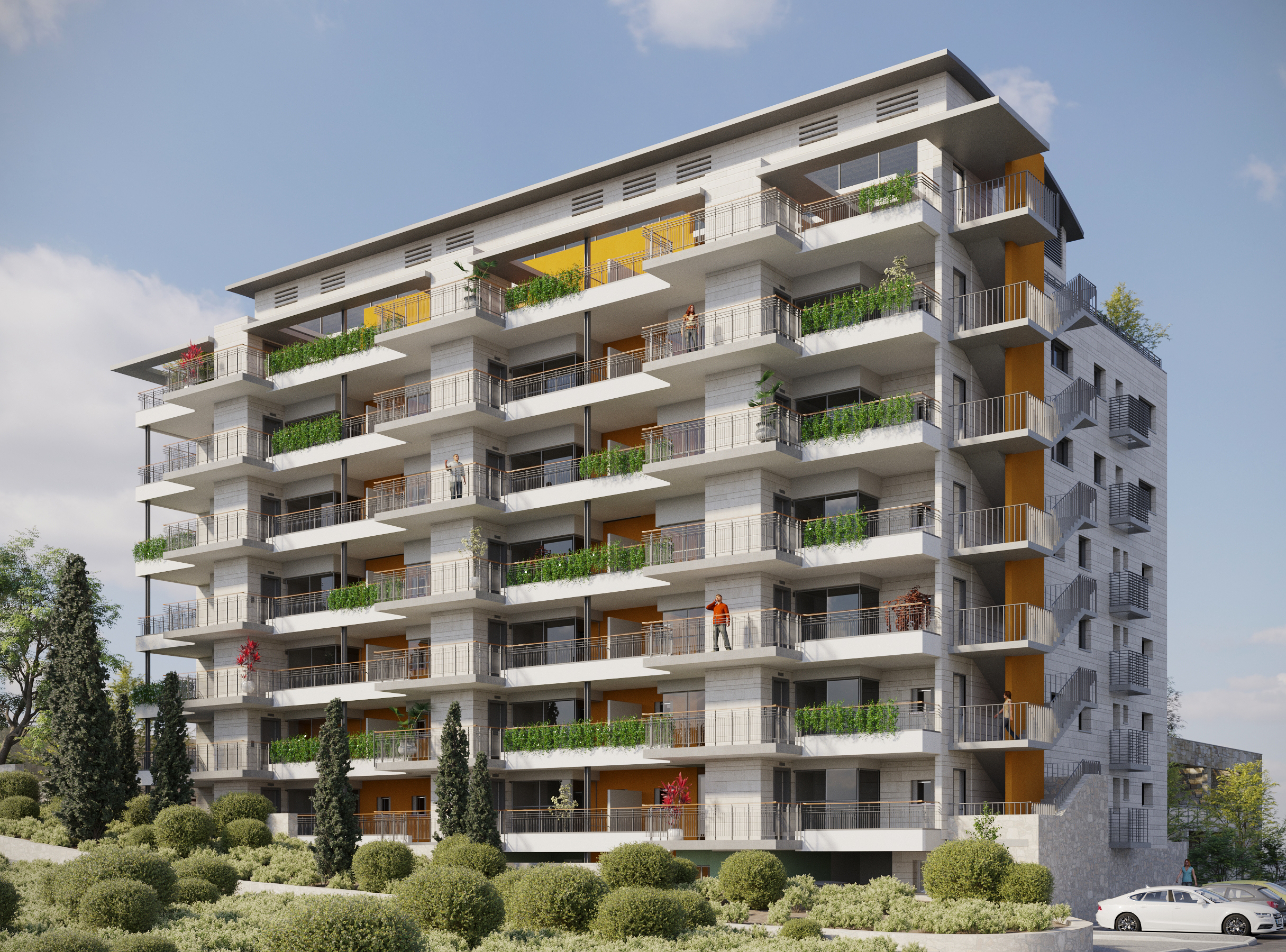 Arnona project: Outside of building
