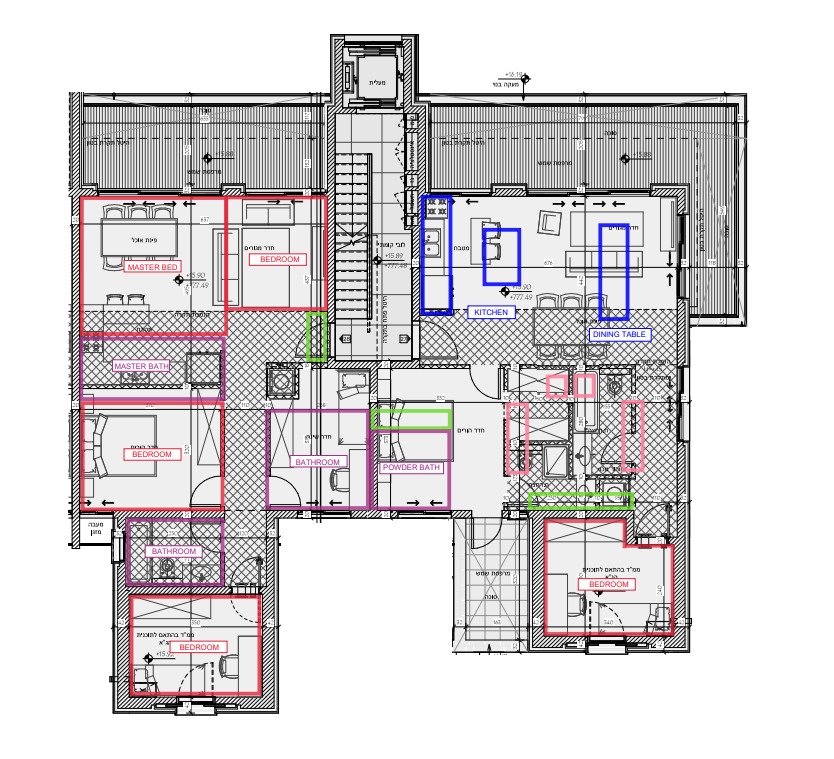 Hashayarot double penthouse plan