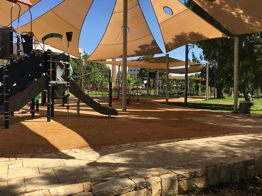 Playground behind Bustan Baka